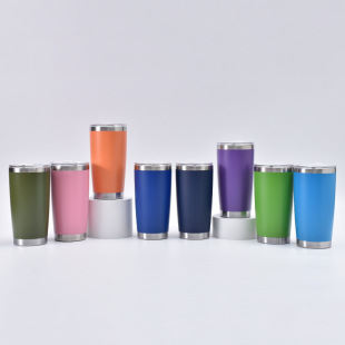 Amazon Europe and America 20oz car cup cold insulation cup stainless steel thermos cup car cup ice bully cup