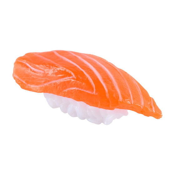 Mini small size simulation salmon Japanese sushi food food food play model Japanese cuisine Rice rice ball ornaments