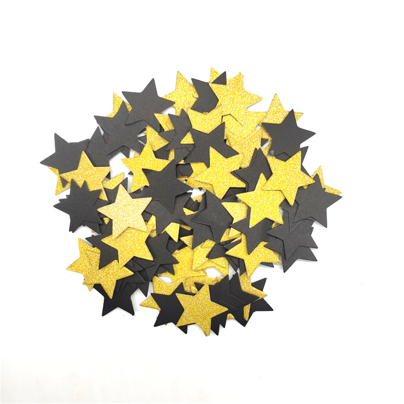 100PCs heart-shaped confetti 3cm hand sprinkle confetti flower paper string wedding birthday party decoration