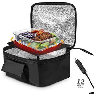 Cross-border new 12V car insulation bag ice bag picnic bag lunch bag constant temperature car heating aluminum foil insulation