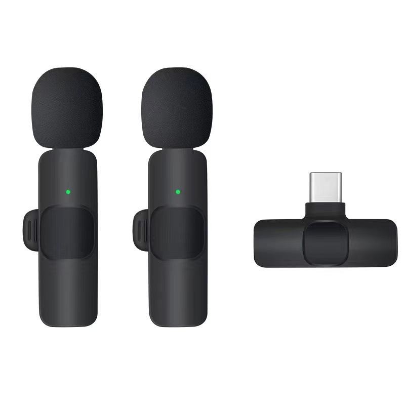 K8無線クリップ麦k9一モップ二無線マイク式ビデオ撮影携帯電話ライブ録音マイク|undefined