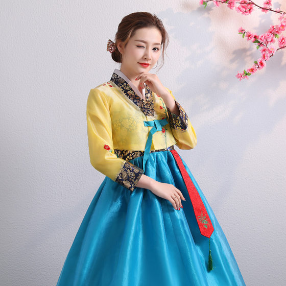 Korean costume performance costume Korean costume ethnic costume Korean dance costume Korean costume annual meeting performance costume Korean costume performance costume