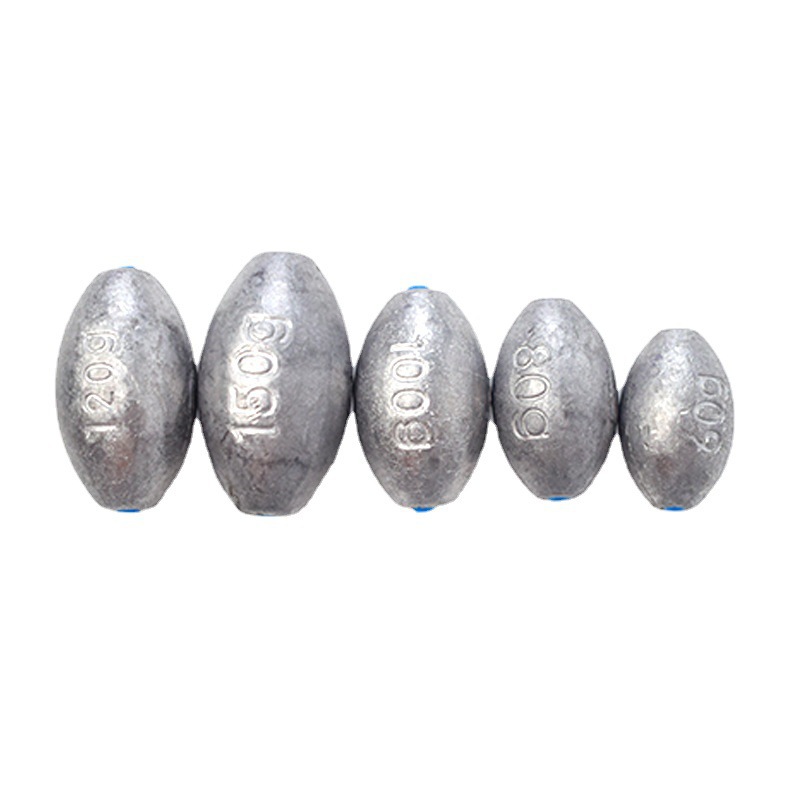 Plastic core olive lead pendant sea fishing explosive hook Sea Pole lead pendant wholesale plastic core hollow long-cast olive lead pendant