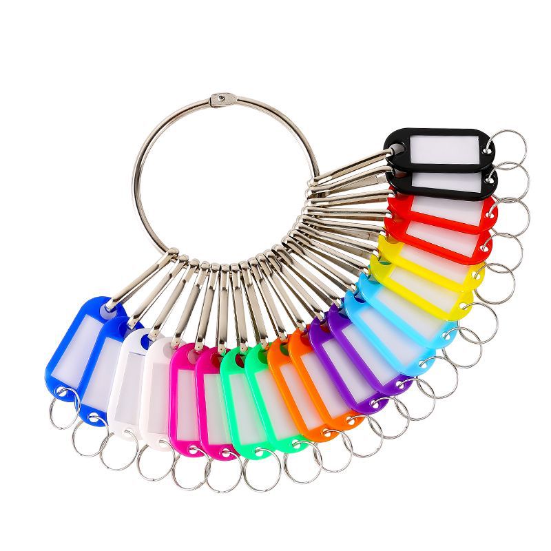 Key chain rental key plate key ring classification metal key ring key storage ring
Key Label