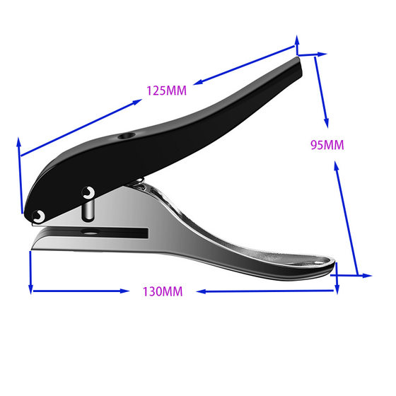 Manual ecological board edge sealing card punching machine round hole without nail hole ugly hole punch woodworking tools in stock