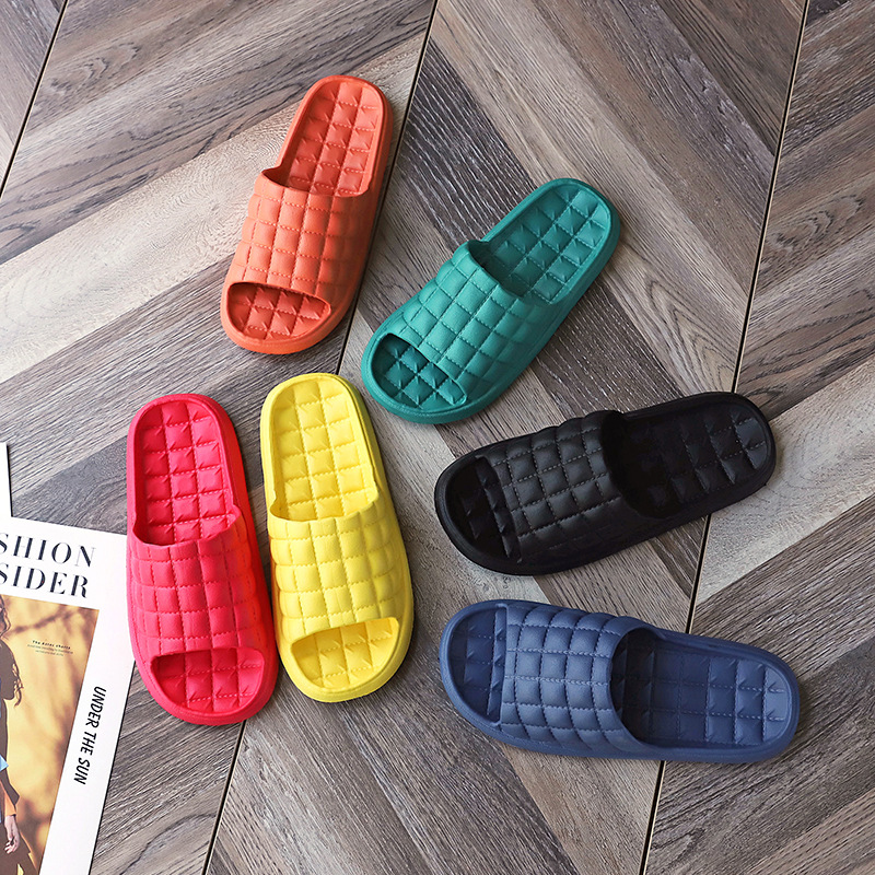 2024 New Style Home Slides Summer Indoor Couple Slippers Men's EVA Bathroom Household Home Slippers Women