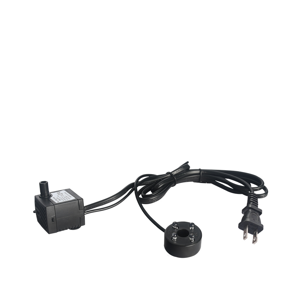SM-016 with 4 Lights 2W fish tank submersible pump fish tank filter rockery landscaping