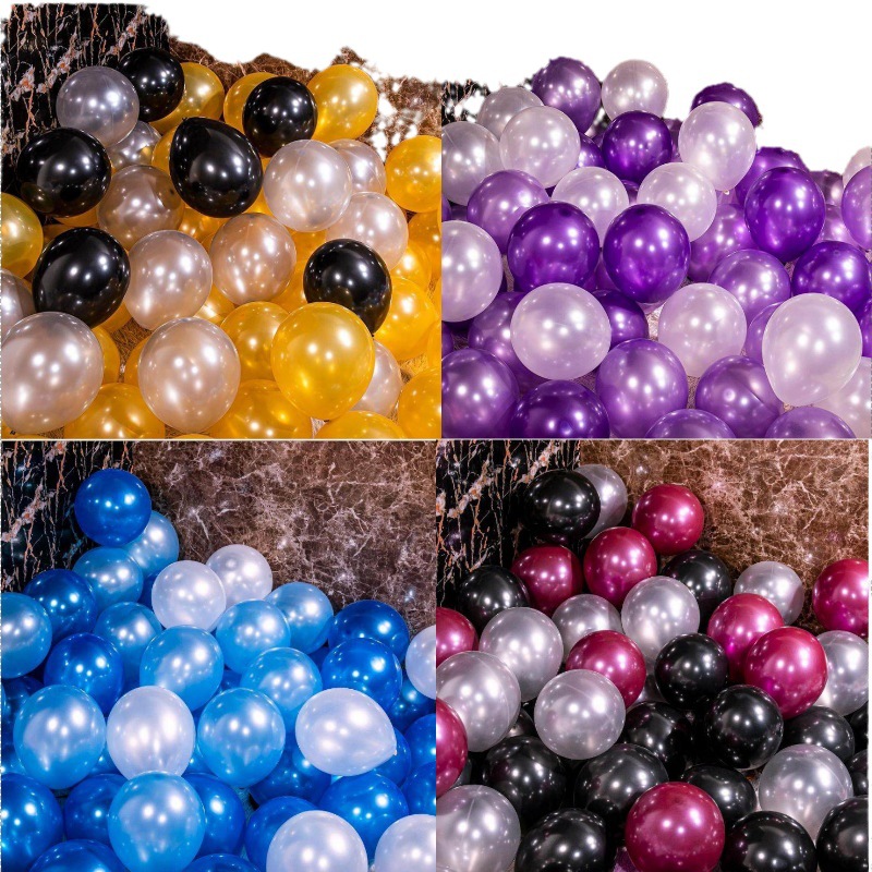 Online celebrity birthday balloon party starry transparent printed balloon wedding room wedding decoration scene layout