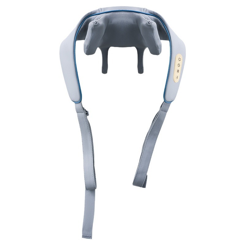 Multifunctional cervical vertebra massager intelligent simulation human hot compress neck kneading shawl trapezius muscle rubbing U-shaped pillow