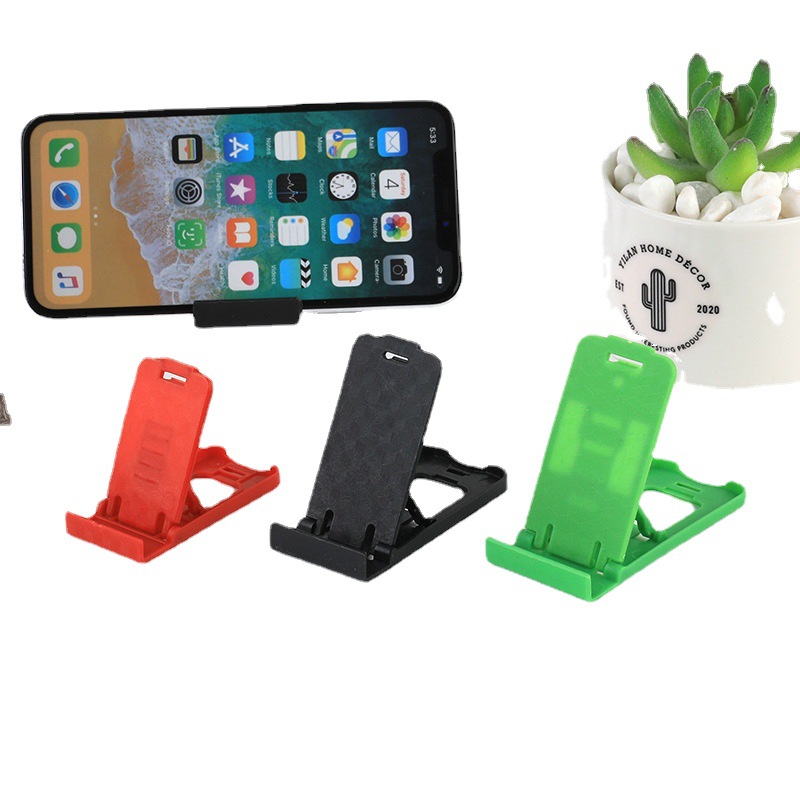 Double open multi-gear plastic mobile phone bracket L-type foldable lazy universal mini bracket Taobao Tmall gift