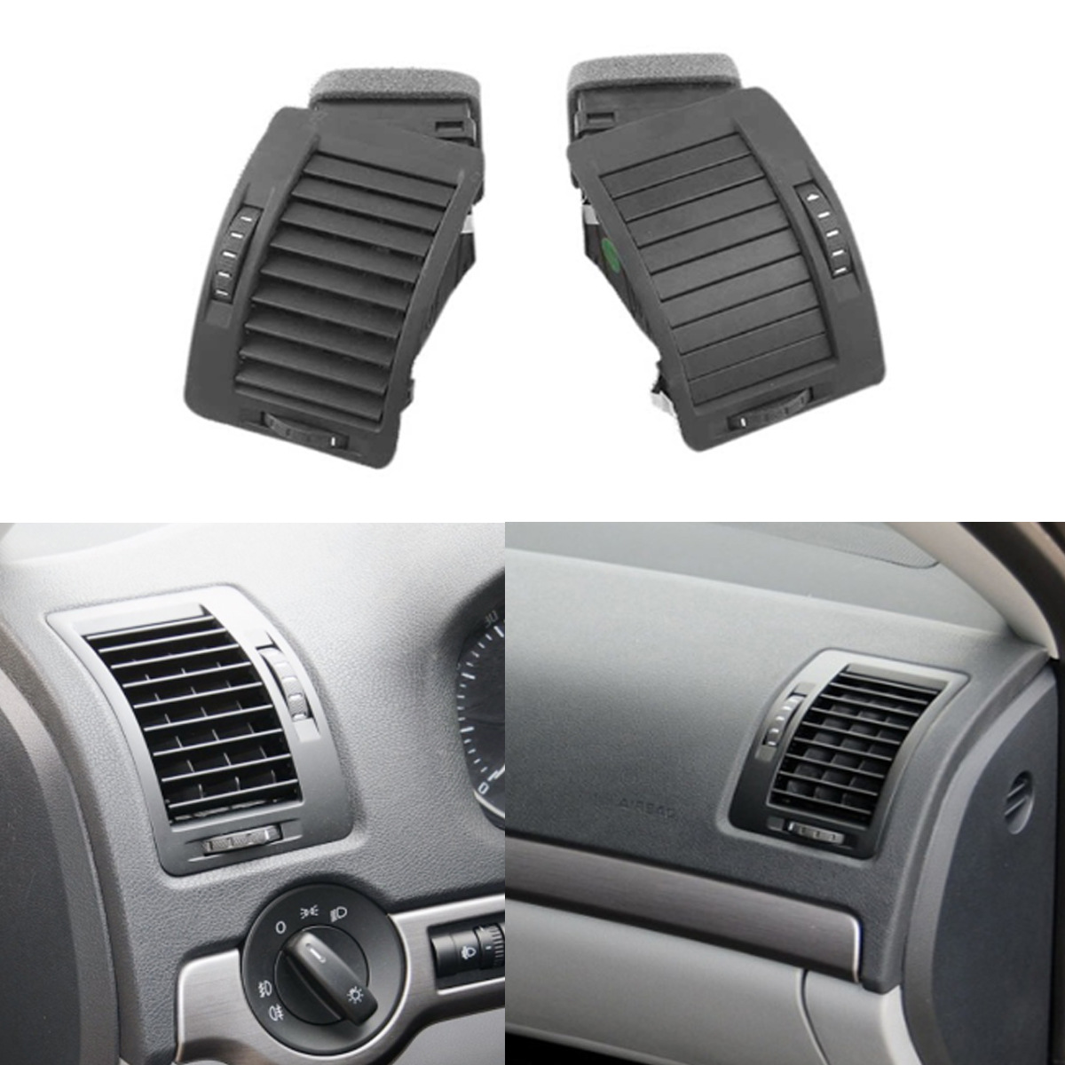 Instrument panel air conditioner left and right air outlet for Skoda Octavia 04-13 1ZD819701 1ZD819702