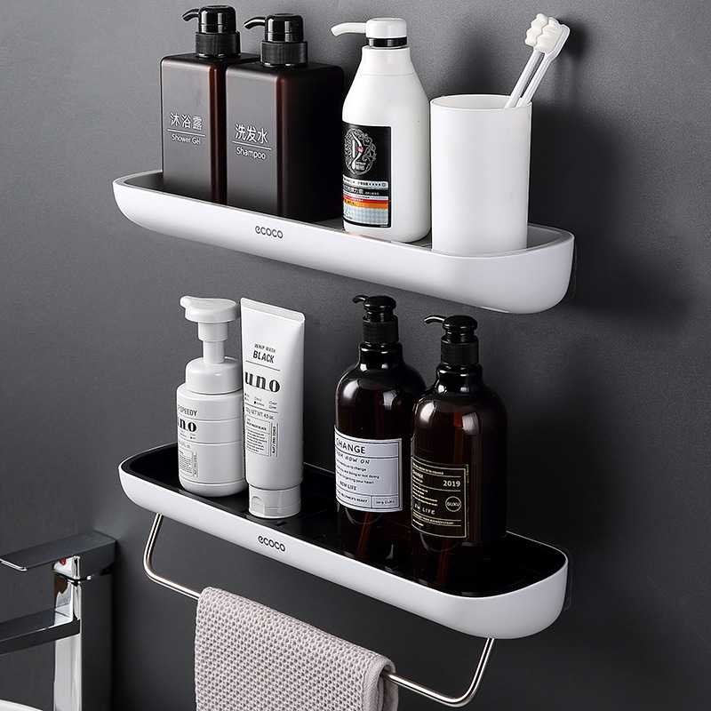 Bathroom Storage Rack Toilet Toilet Washstand Wall Towel Storage Rack Punch-free Wall-mounted Toilet
