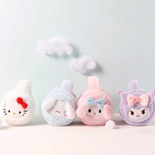Sanrio joint earmuffs winter Jade dog melody imitation rabbit hair kulomi cute cute warm ear warm