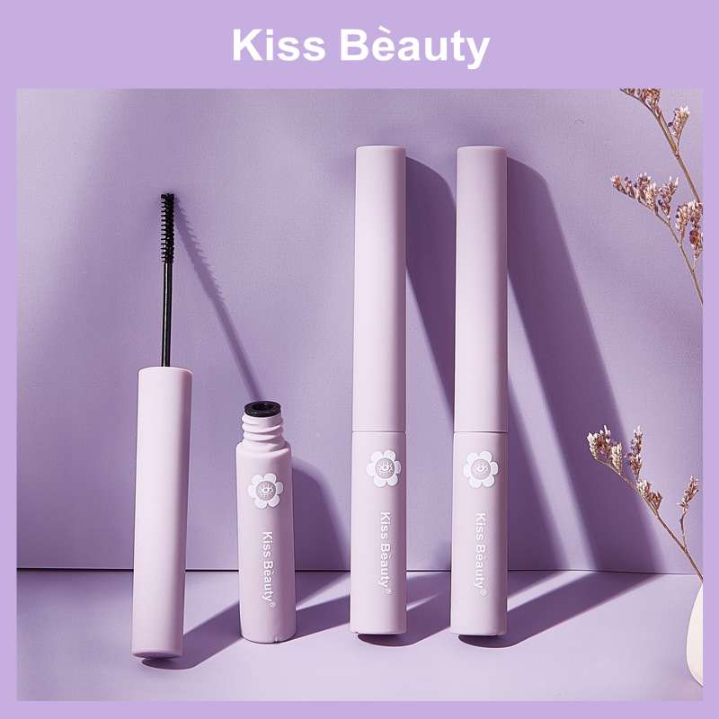 KissBeauty Long Curled Thin Head Mascara Waterproof Sweat-proof Small Brush Head Eyelashes Not Caking Not Easy to Sizzling
