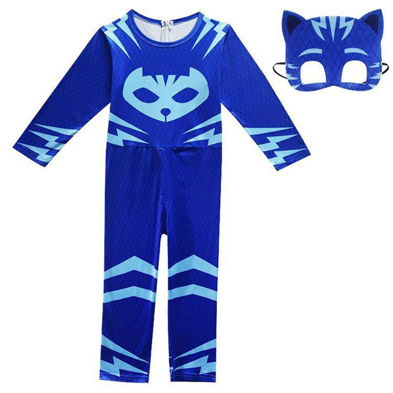 Halloween Steel Spider-Man Skinny Clothes Kids Clothing Masked Pajamas Man Boy Kids Pajamas Peter Pan Set