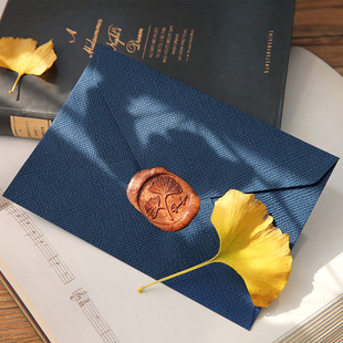 Retro high-grade linen weave envelope lovers express holiday gift postcard greeting card stationery paper storage stationery wholesale