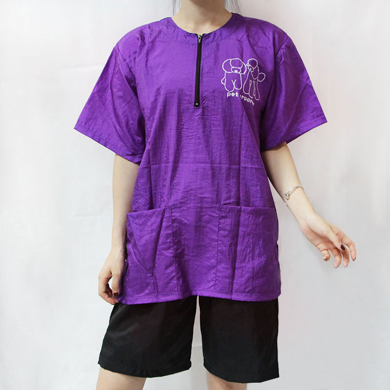 Pet shop beautician work clothes pet School Hospital special work clothes cat dog apron anti-hair anti-static