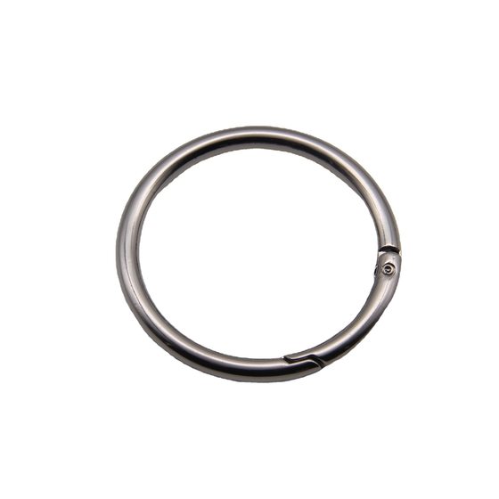 Spring ring open ring alloy keychain bag ring key ring DIY jewelry hanging buckle accessories factory wholesale