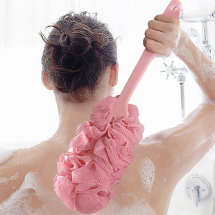 Long Handle Large Bath Brush Long Handle Rubbing Artifact Bath Flower Bath Brush Bath Brush Bath Ball Rubbing Back Back