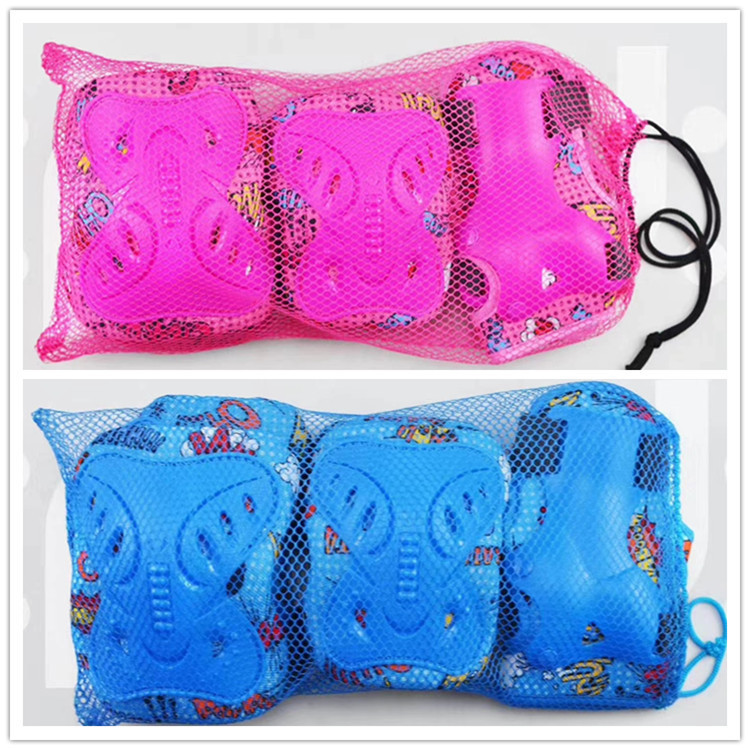 Roller Skating Training Class Same Style Children's Skating Protector Helmet Suit Roller Skating Bag Three-Layer Bag Protector Knee Pad