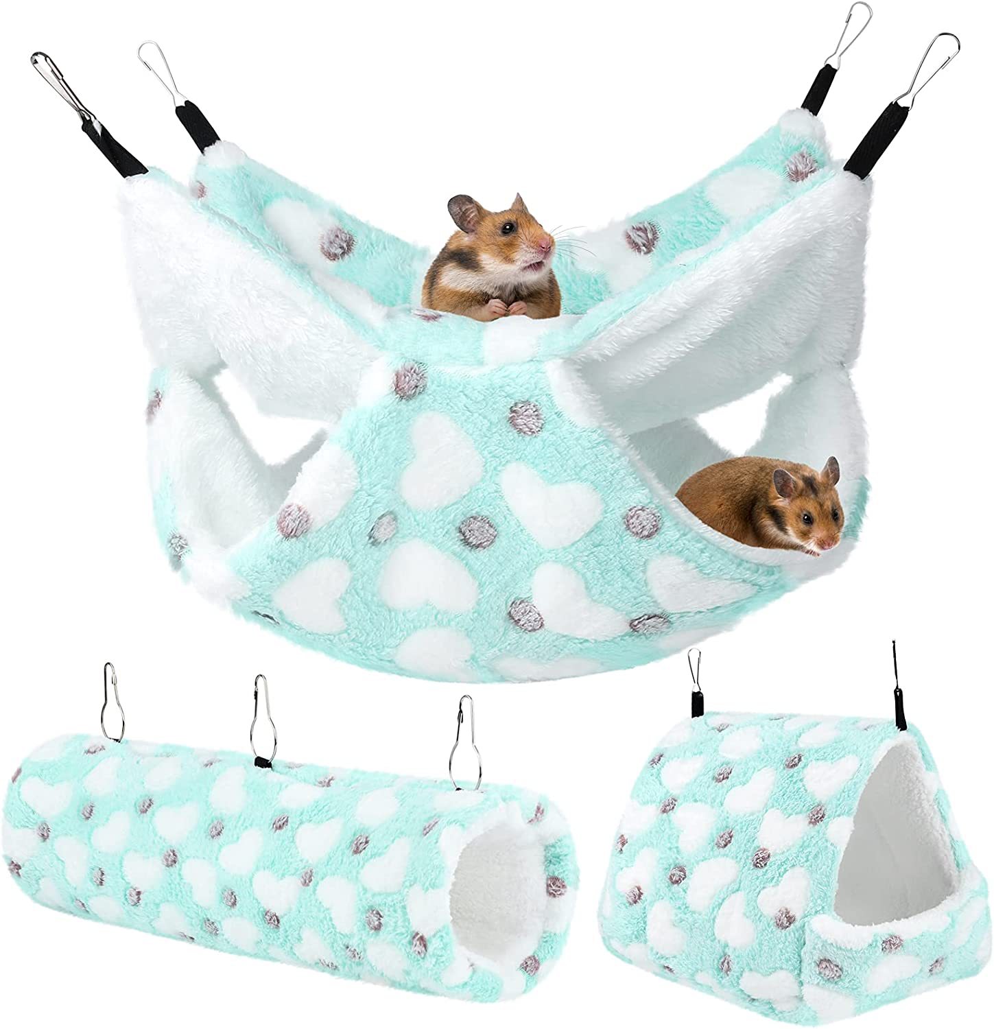 Honey bag shrew double-layer hammock mink guinea pig small pet double-layer hammock small pet tunnel hamster hanging nest
