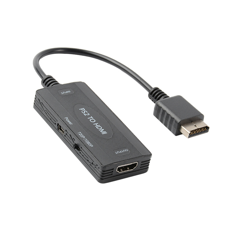PS2 TO HDMl adapter PS2 TO HDMI PS2 TO HDMI with audio and video converter game interface