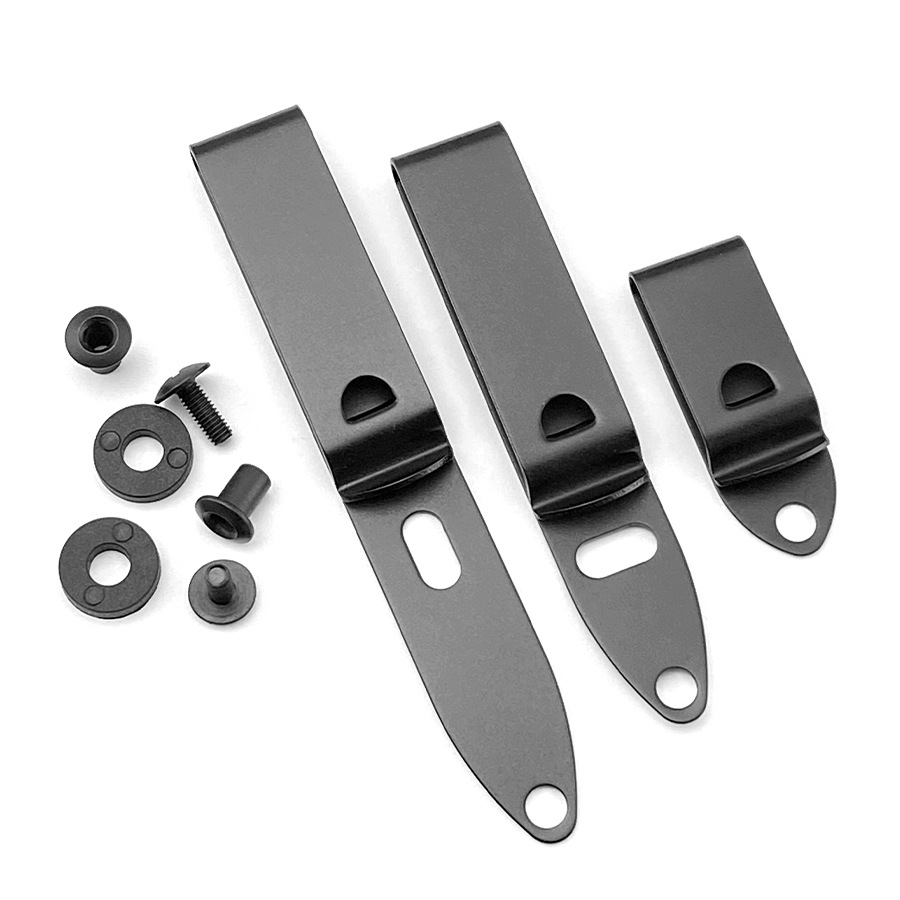 Sheath KYDEX belt clip, stainless steel sheath/holster waist clip DIY knife stainless steel pocket clip K clip
