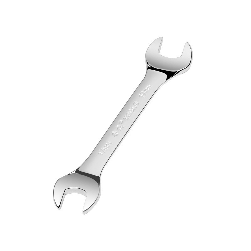 Luwei Tools Industrial Grade Manual Open End Wrench Full Set of Tools Mirror Double End Spanner Open End Wrench suit