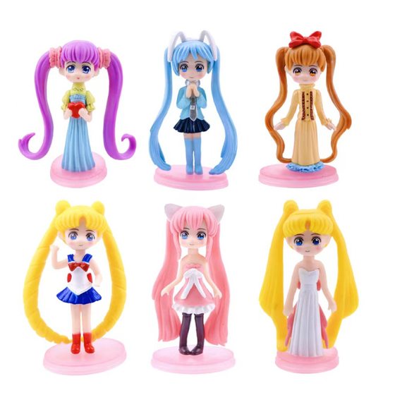 One Piece Hand-made Blind Box Luffy Solon Female Emperor Frankie Cartoon Model Ornaments Decorative Doll Internet Red Explosions