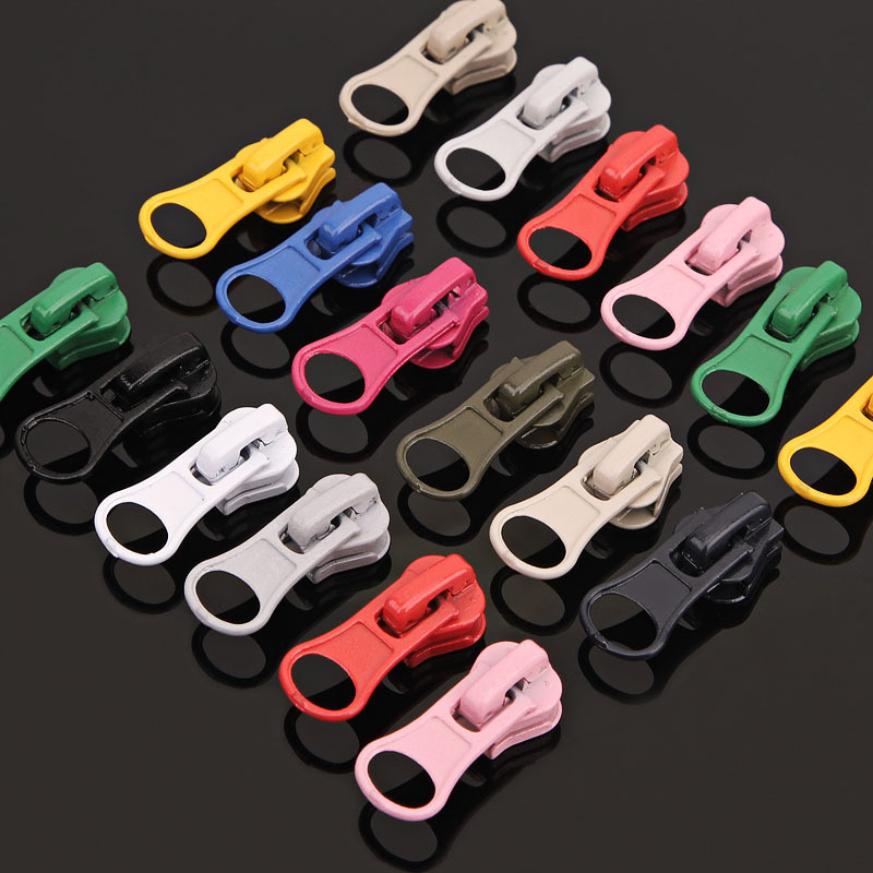 No.5 resin pull head color semicircular sheet school uniform clothes coat universal metal zipper pull zipper accessories accessories