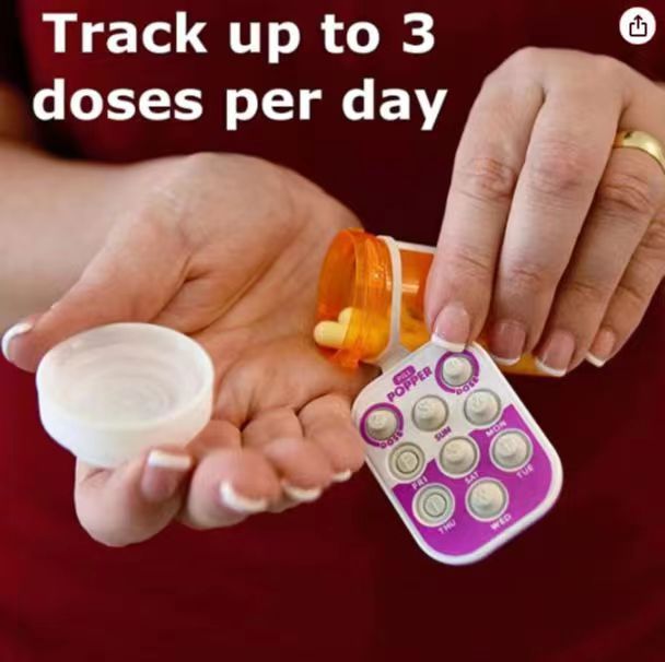 Cross-border New Product Pill Popper Button Record Tracker Memory Assisted Drug Dose Tracker