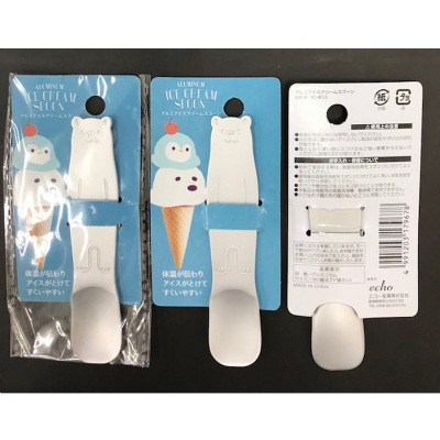 Japanese imported echo stainless steel dessert spoon creative yogurt spoon ice cream spoon ice cream spoon children's small spoon