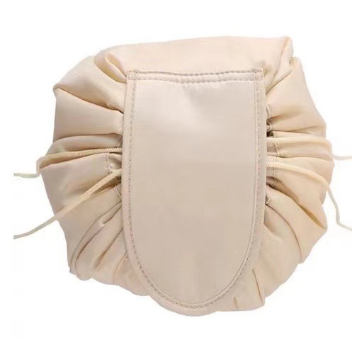 Lazy cosmetic bag lazy drawstring cosmetic bag storage bag Korean style storage bag portable travel storage bag lazy bag