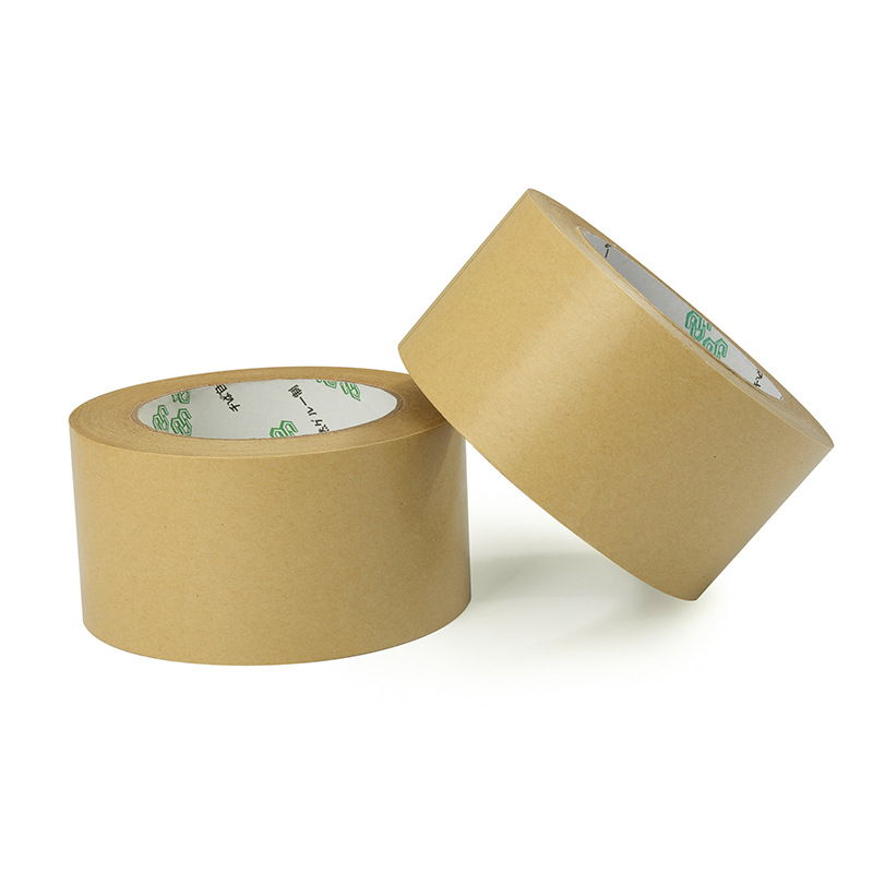 Environmental protection Kraft paper tape degradation matte cowhide tape writable self-adhesive paper tape packaging cowhide sealing tape