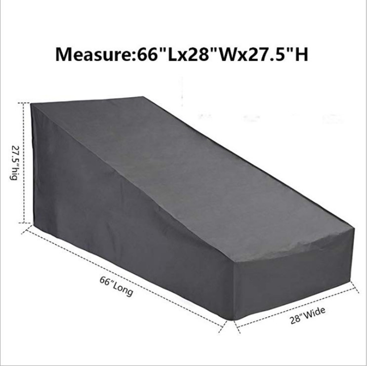 亚马逊热卖 太阳折叠躺椅罩 210D牛津布 园林户外防雨收纳罩