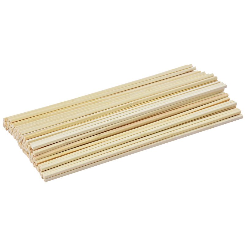 Building model DIY hand carbonized square bamboo stick square bamboo bar
