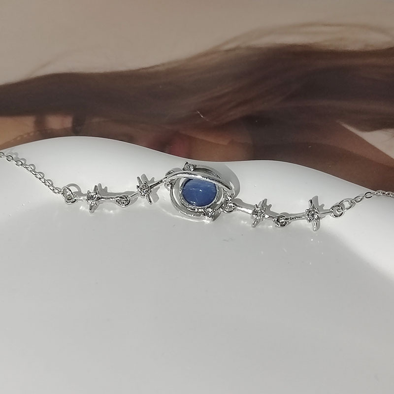 A generation of Blue Planet bracelet ins niche design Xinghe luxury niche girlfriends new jewelry women