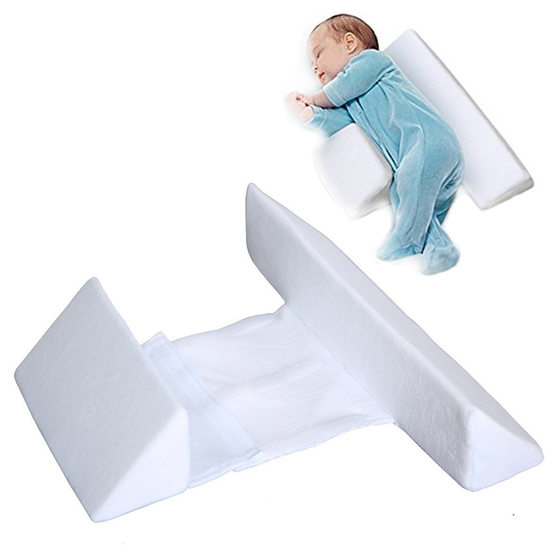 Baby Pillow Baby Side Sleeping Pillow Stamped Pillow Anti-deflection Head Removable Waist Protection Baby Pillow Anti-spitting Milk Cross-border Explosions