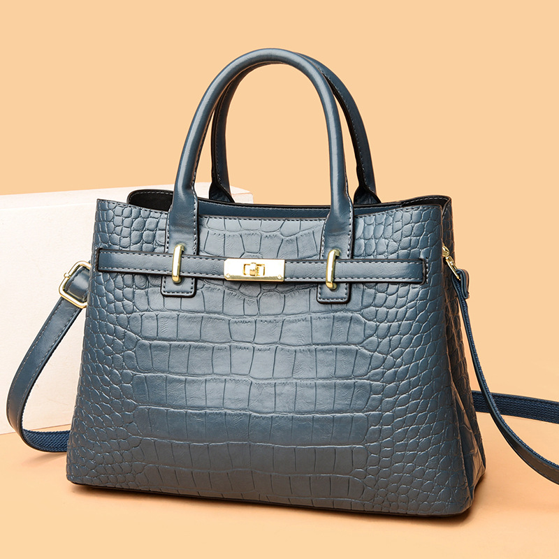 Bag Women's Bag New 2024 Crossbody Bag Women's Shoulder Bag Stone Pattern Atmospheric Women's Handbag Women's One-Piece Hair