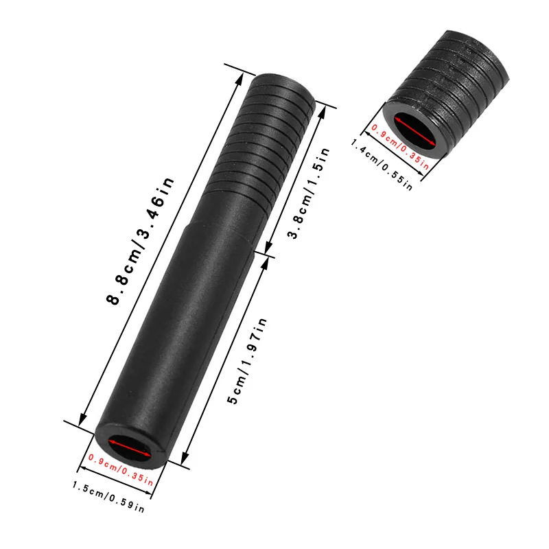 All black rubber sleeve golf club rubber sleeve wood iron rubber ring hosel workshop accessories