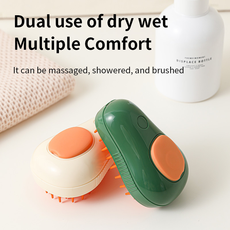 New cross-border avocado pet spray massage comb cats and dogs electric one-button spray anti-fly hair massage bath