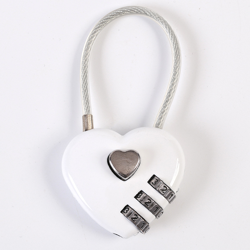 Mini version concentric couple password lock student diary drawer cabinet password lock three password Wire Lock