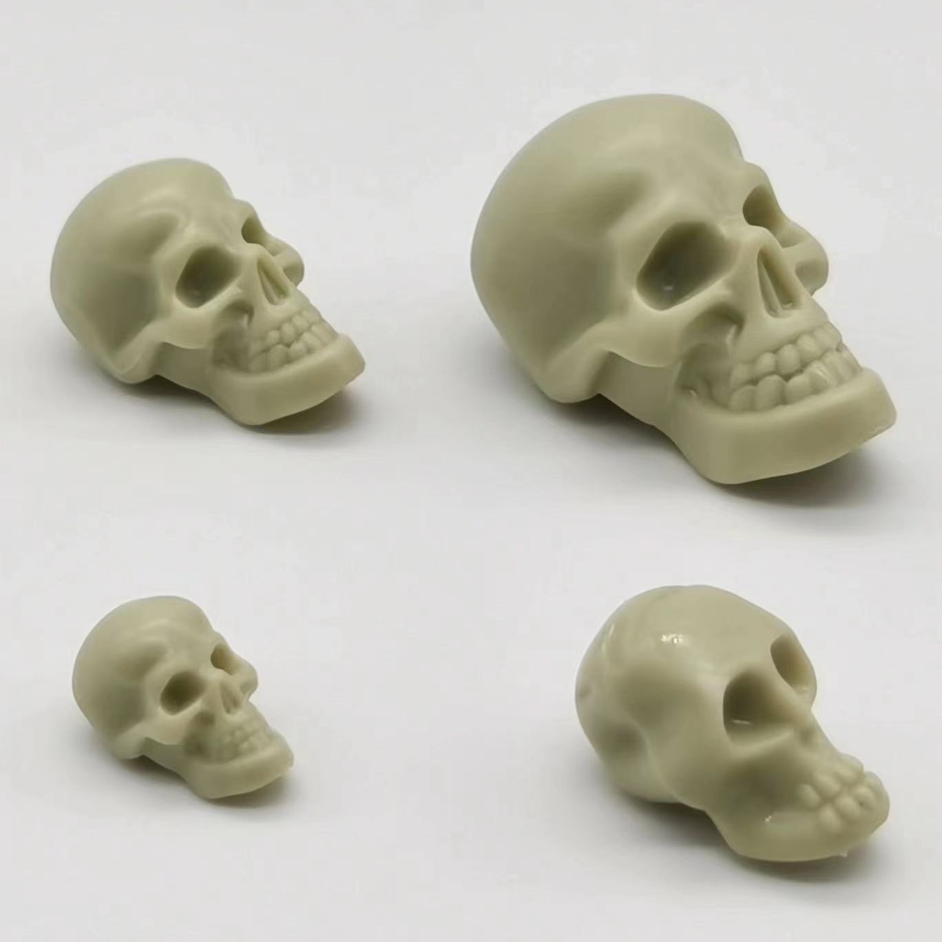 Plastic Skull Halloween Ghost Festival Small Toy DIY Accessories Decorations Ghost Mini Skull