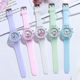 Cartoon led luminous children's watch wholesale Frozen Princess Aisha watch luminous primary school watch women