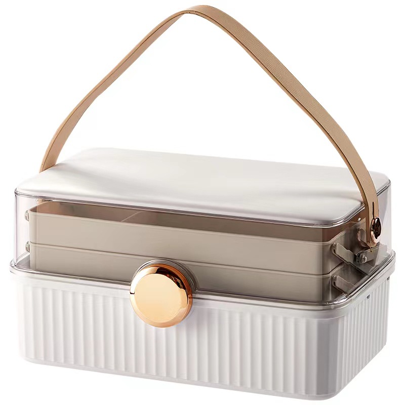 Medicine Box Household Large Capacity Medicine Storage Box Portable Medical Box Multi-layer Standing Medicine Sub-packaging Box