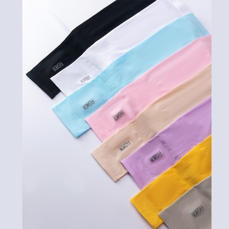 Upgraded Ice Sleeve Men's and Women's Summer Arm Protection Ice Silk Sun Protective Sleeve Gloves Outdoor Ice Sleeve UV Protection Thin Gloves