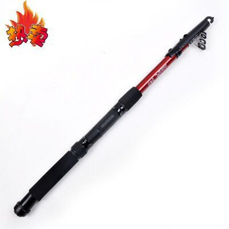 Long Shuai fishing rod wholesale red thread sea Rod long throw Rod Glass steel rod factory lamp rod cross-border small sea Rod