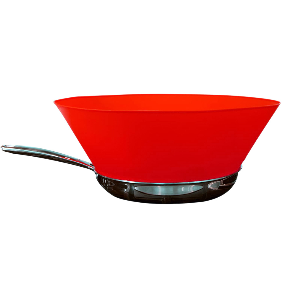 Amazon Cross-border New Style Pan Silicone Splash-proof Oil Pot Wai Creative Kitchen Supplies Silicone Pot Cover Pot Cover