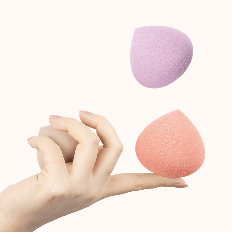 Peach Beauty Eggs Don't Eat Powder Fruit Fart Peach Sponge Makeup Powder Puff Boxed Soak in Water Enlarged Non-latex Makeup Eggs
