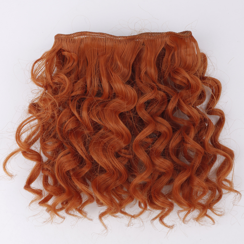 New handmade cloth doll DIY Ye Luo Li Keer bjd SD doll wig hair row wool roll 15cm
